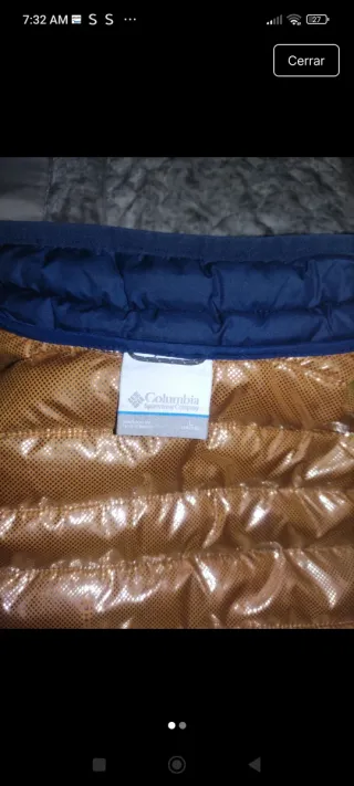 Cazadora Columbia Talla L Niño 13-14 Años