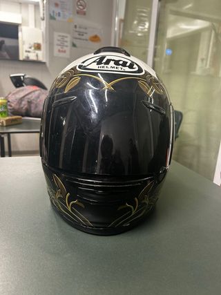 Casco Moto Arai Chaser-V  Negro/Dorado/Blanco