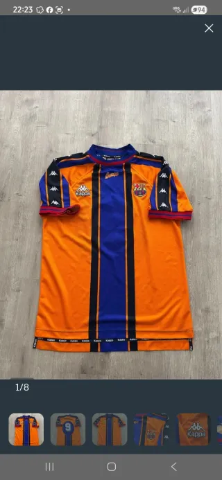 Camiseta vintage Barça Kappa 1997/98