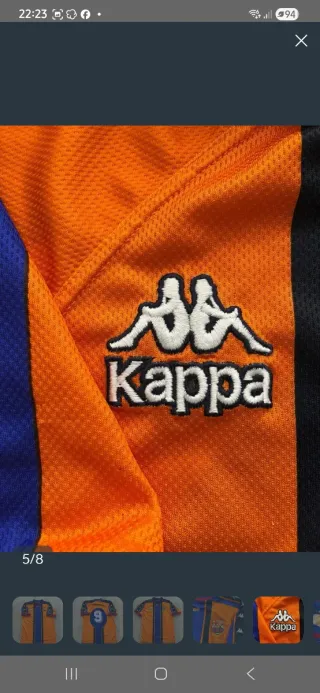 Camiseta vintage Barça Kappa 1997/98