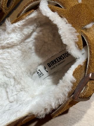 Birkenstock Boston Talla 41 Marrón Unisex