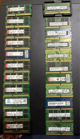 Memorias RAM Kingston De 8 Y 16 GB  DDR3 y  DDR4