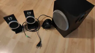 Altavoces Creative 2.1 Negro/Plata