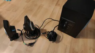 Altavoces Creative 2.1 Negro/Plata