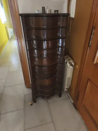 Cajonera vintage de madera