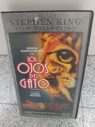 VHS Los Ojos del Gato Stephen King