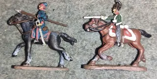 Soldados de plomo a caballo
