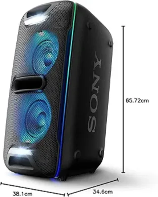Sony GTK-XB72 Altavoz Negro y Multicolor