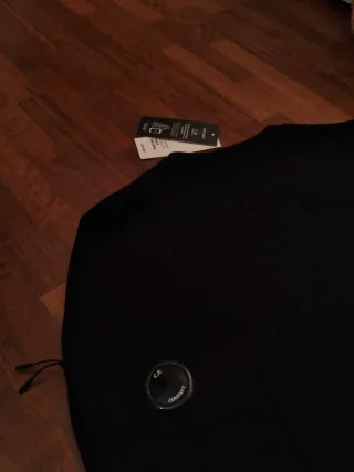 Felpa CP Company nera con logo