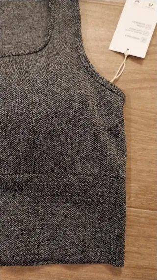 Top sportivo Oysho grigio taglia M