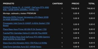 PC Gamer COOLPC i5 12400F RTX 4060 8GB