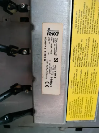 Placa vitrocerámica con horno