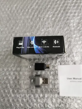 Adaptador Wireless CarPlay Android Auto XUDA