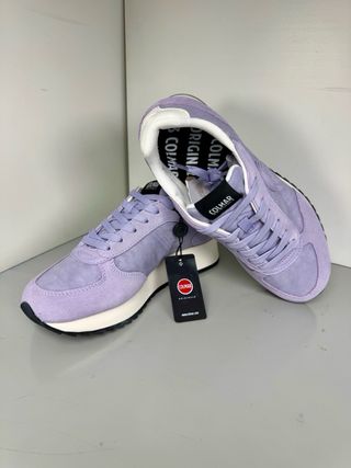 Sneakers donna Colmar viola e bianche