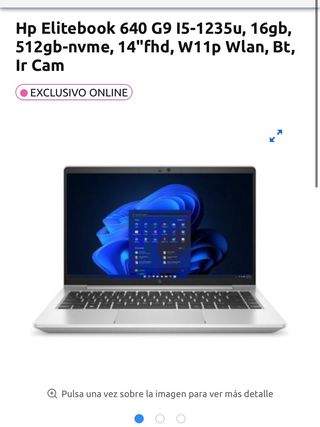 HP EliteBook 640 G9 16GB 512GB SSD 14 FHD