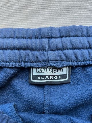 Pantalón Kappa Vintage Azul Talla XL Logo Retro