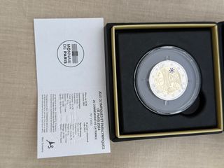 2€ Francia 2024 Torre Eiffel PROOF Color