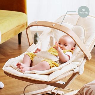 Hamaca para bebé de madera y tela SIN ESTRENAR