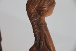 Figuras cerámica húngara naif Kőfalvi 60s