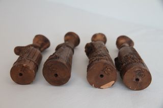 Figuras cerámica húngara naif Kőfalvi 60s