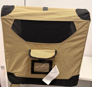 Cuccia pieghevole a 2 porte per animali domestici