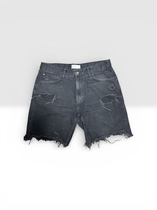 Bershka Vaqueros Cortos Desgastados