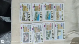 Lote 42 Billetes ONCE Serie Paradores