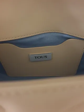 Bolso Tous Beige y Dorado Nuevo con etiquetas