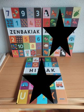 Primeros números gigantes (euskera, 1-3 años)