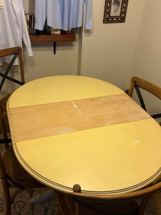 Mesa redonda madera para salón