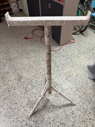 Banco de hierro para andamios