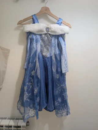 Vestido Frozen Niña Azul
