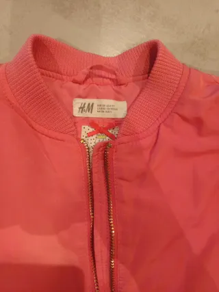 Chaqueta bomber niña coral H&M