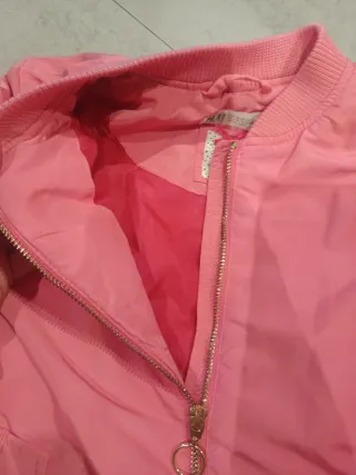 Chaqueta bomber niña coral H&M