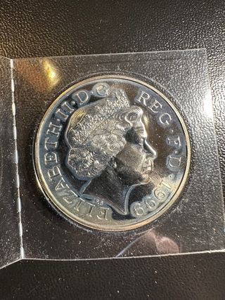 Moneda 5 Libras Reino Unido Diana Princesa de Gale