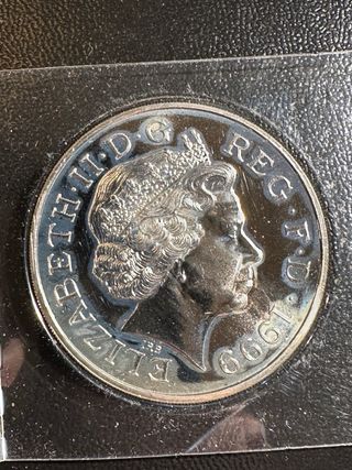 Moneda 5 Libras Reino Unido Diana Princesa de Gale