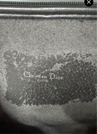 DIOR CLUTCH VINTAGE BOLSO MANO PIEL MARRON MONOGRA