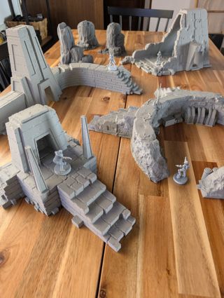 Escenografía Ruinas Antiguas Circular