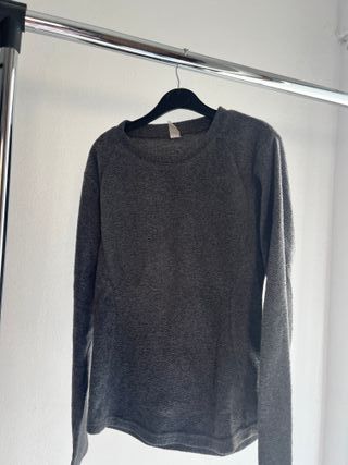 Sudadera deportiva gris Talla S