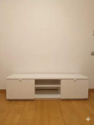 Mueble TV Ikea BYÅS Blanco