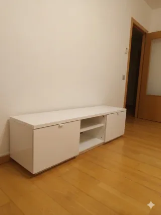 Mueble TV Ikea BYÅS Blanco