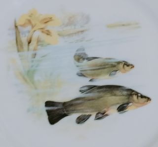 Vajilla para pescado Limoges