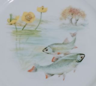 Vajilla para pescado Limoges