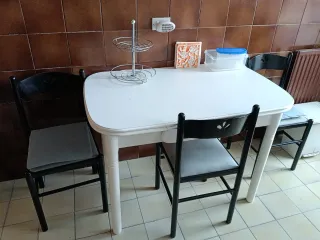 Sillas de comedor tapizadas (2 unidades)