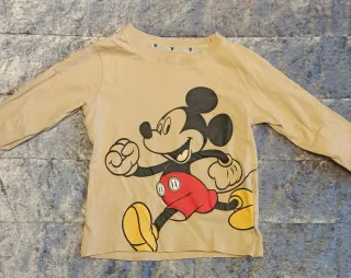 Camiseta Mickey Mouse manga larga
