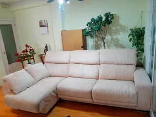 Sofá Chaise Longue Beige