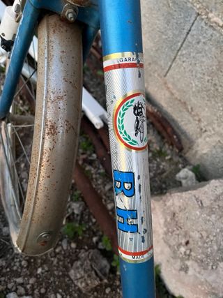 Bicicleta BH antigua azul