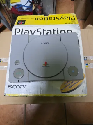 Consola PlayStation 1 PS1 Gris con Caja