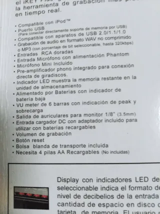 iKEY Plus Grabador Portátil USB