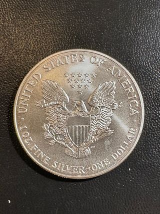 Moneda Plata American Eagle 2001